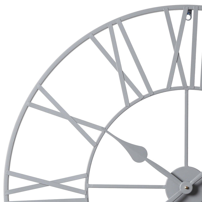 Skeleton Clock – Grey – 80cm - Laura James