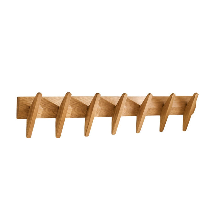 Roe Large Pale Oak Coat Rack - Laura James
