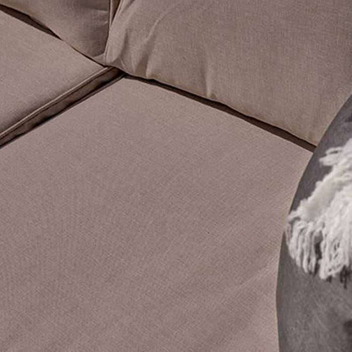 Rowan Arm Section Garden Cushion Covers - Grey - Laura James
