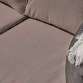 Rowan Middle Section Garden Cushion Covers - Grey - Laura James