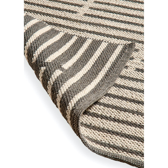 Rushall Wool and Cotton Rug - Gunmetal Grey - 160 x 230cm