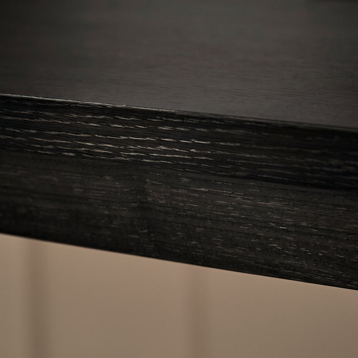 Sabina 100cm Rectangular Desk - Black Oak - Laura James
