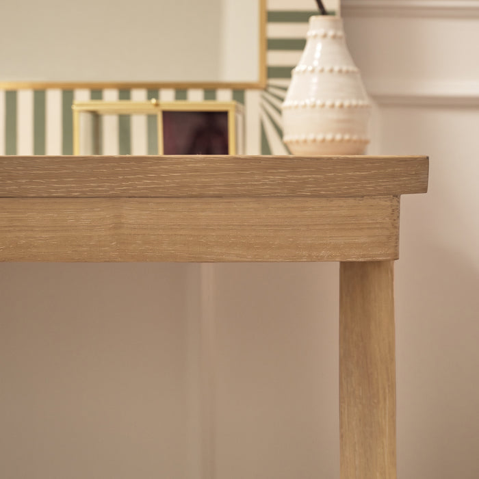 Sabina 100cm Rectangular Desk - Pale Oak - Laura James