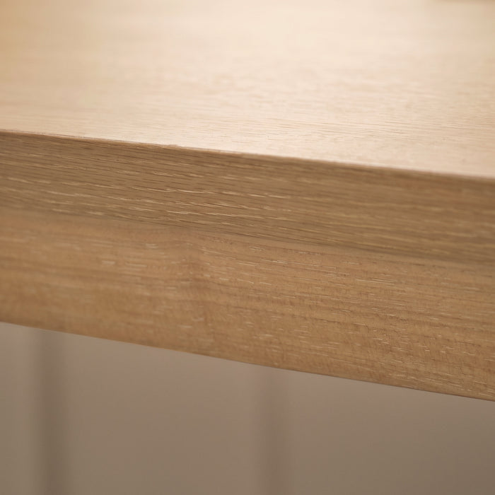 Sabina 100cm Rectangular Desk - Pale Oak - Laura James