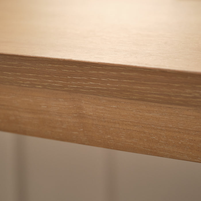 Sabina 100cm Rectangular Desk - Whitewash Oak - Laura James