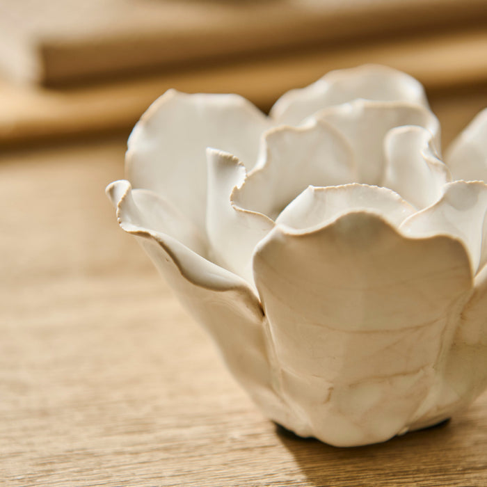 Salema_11cm_Ceramic_Flower_Ornament_Off_White-3 - Laura James