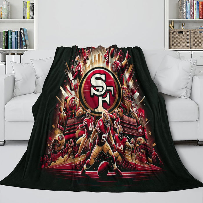 San Francisco 49ers Blanket Flannel Fleece Throw Kids Room Decoration