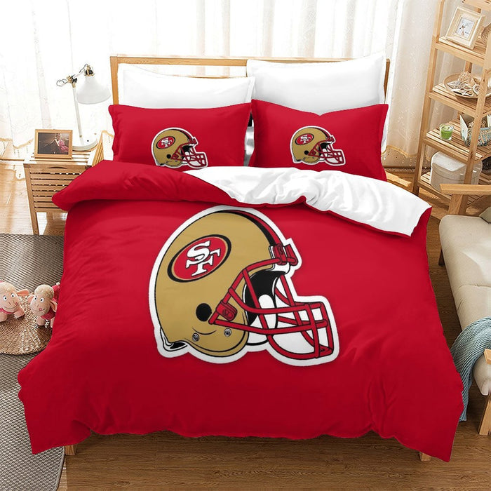 San Francisco 49ers Duvet Cover Kids Bedding Set Without Filler
