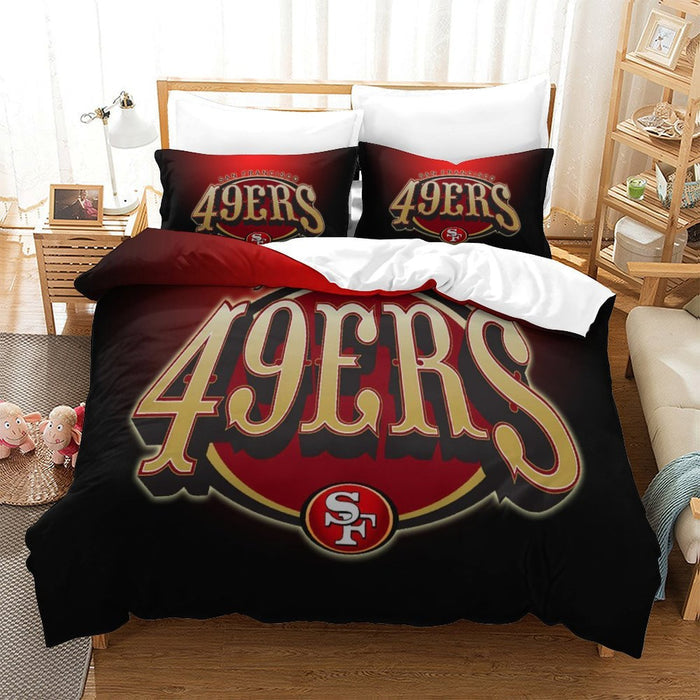 San Francisco 49ers Duvet Cover Kids Bedding Set Without Filler
