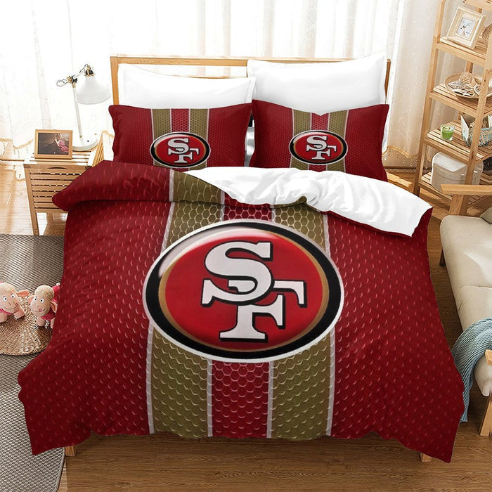 San Francisco 49ers Duvet Cover Kids Bedding Set Without Filler