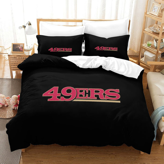 San Francisco 49ers Duvet Cover Kids Bedding Set Without Filler