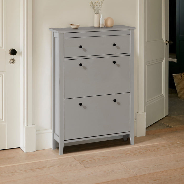 Shoe Cabinet Wooden Storage Cupboard -Laura James