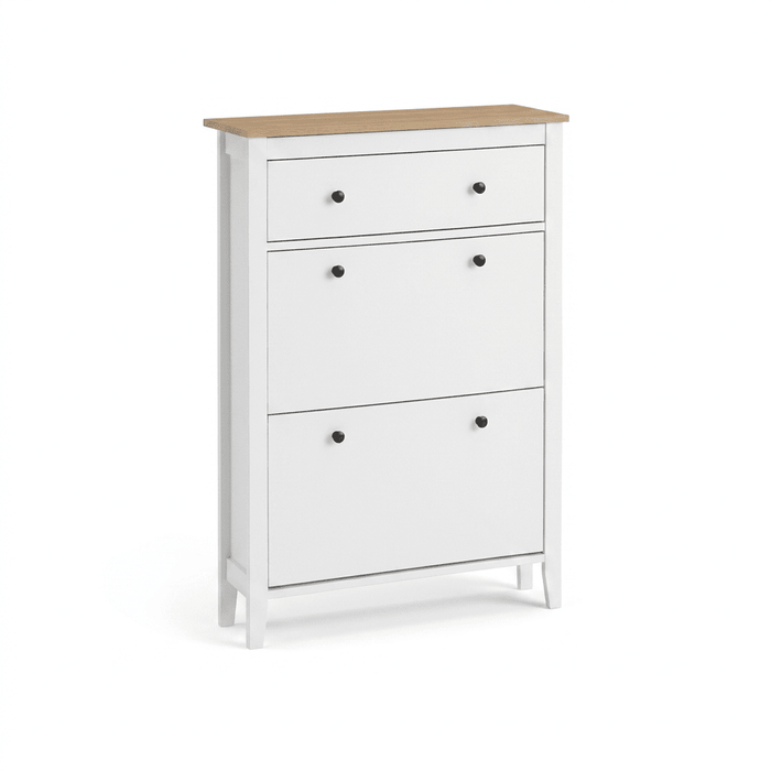 Shoe Cabinet Wooden Storage Cupboard - Laura James