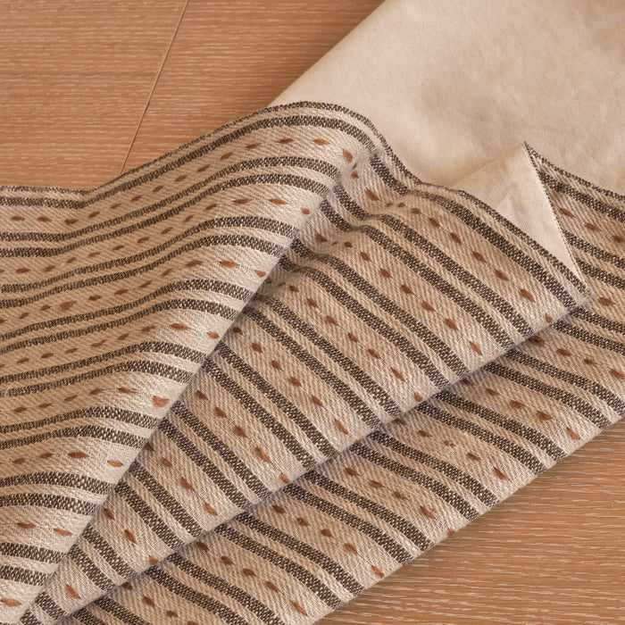 Seaton 250x35cm Table Runner - Natural and Mustard - Laura James