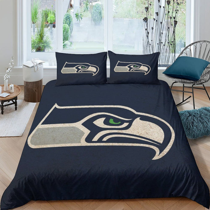 Seattle Seahawks Bedding Set Duvet Cover Without Filler