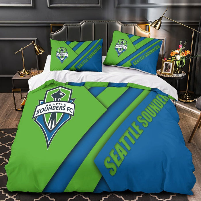 Seattle Sounders FC Bedding Set Duvet Cover Without Filler