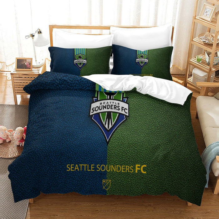 Seattle Sounders FC Bedding Set Duvet Cover Without Filler