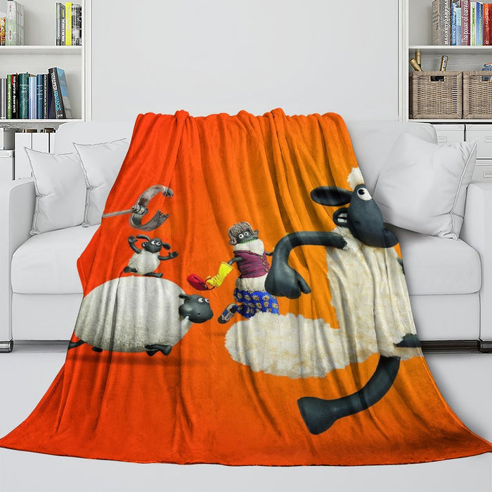 Shaun the Sheep Blanket Flannel Fleece Throw Room Decoration