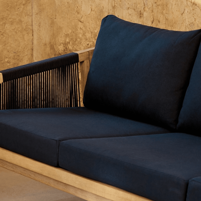 Shiro Conversation Set Garden Cushion Covers - Navy
