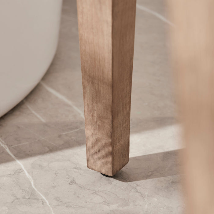 Shiro Wooden Stool - 40cm - Laura James