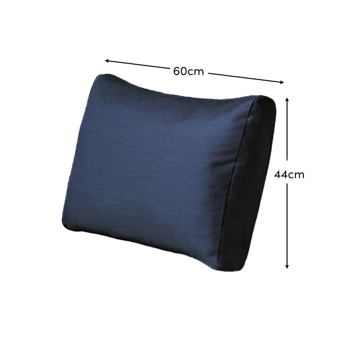 Shiro Garden Corner Sofa Cushion Covers - Navy - Laura James