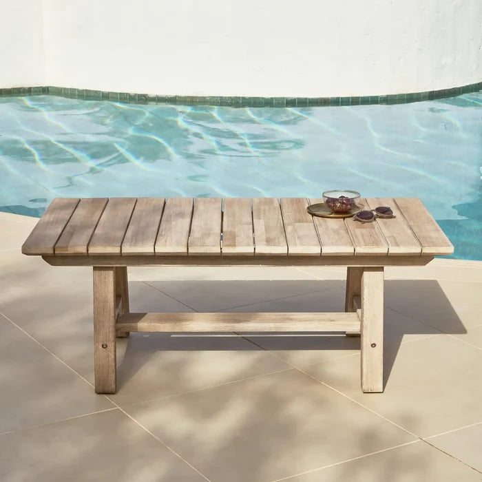 Shiro  Rectangular Acacia outdoor  Coffee Table -Laura James