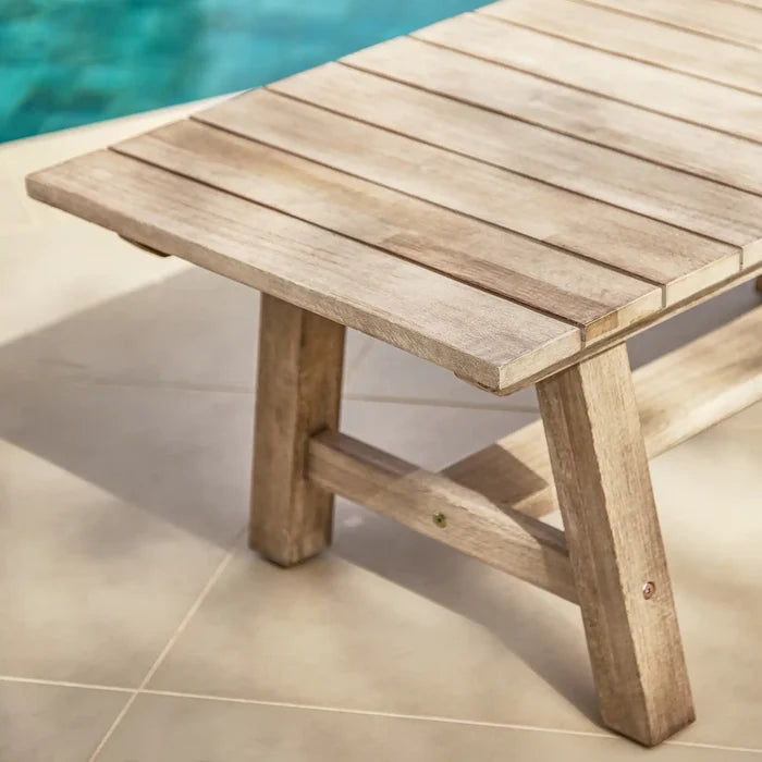 Shiro  Rectangular Acacia outdoor  Coffee Table -Laura James