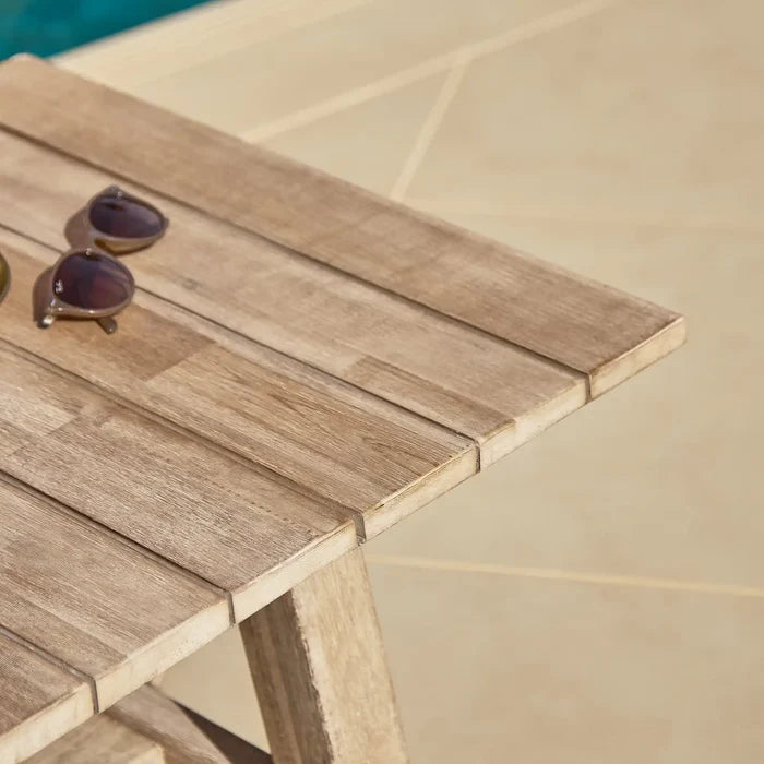 Shiro  Rectangular Acacia outdoor  Coffee Table -Laura James
