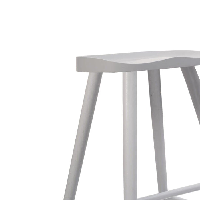 Silvester Bar Stool - Grey - Laura James