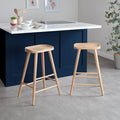 Silvester bar stool - classic oak - Laura James