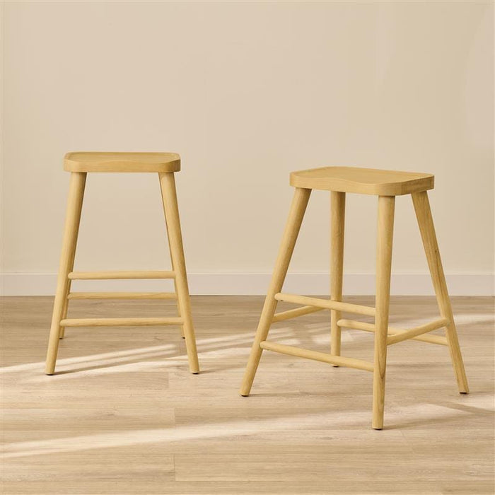 Silvester Pale Oak Bar Stool