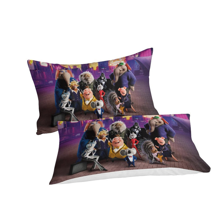 Sing 2 Bedding Set Printing Pattern Quilt Cover