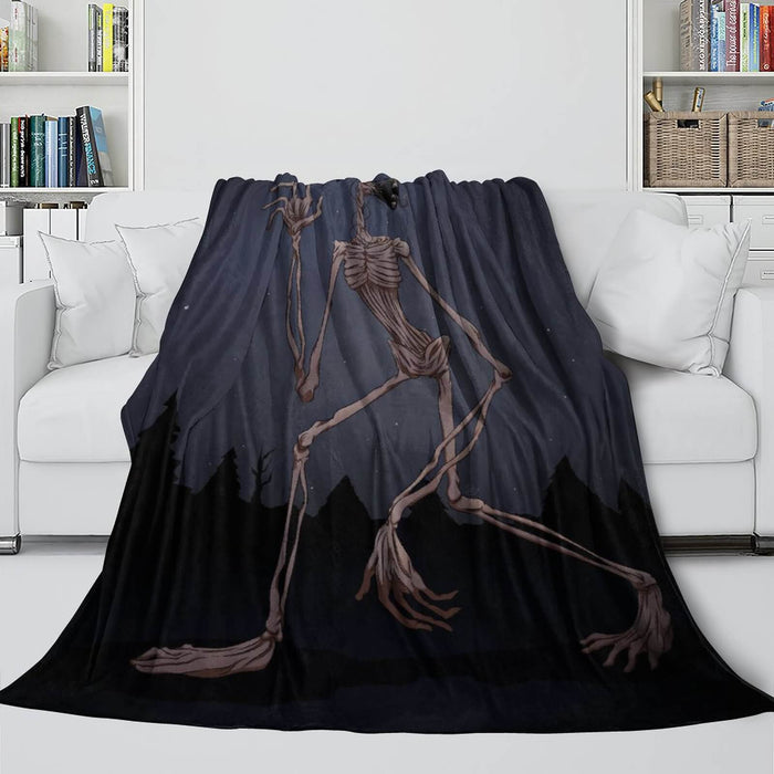 Siren Head Blanket Flannel Fleece Throw Room Decoration