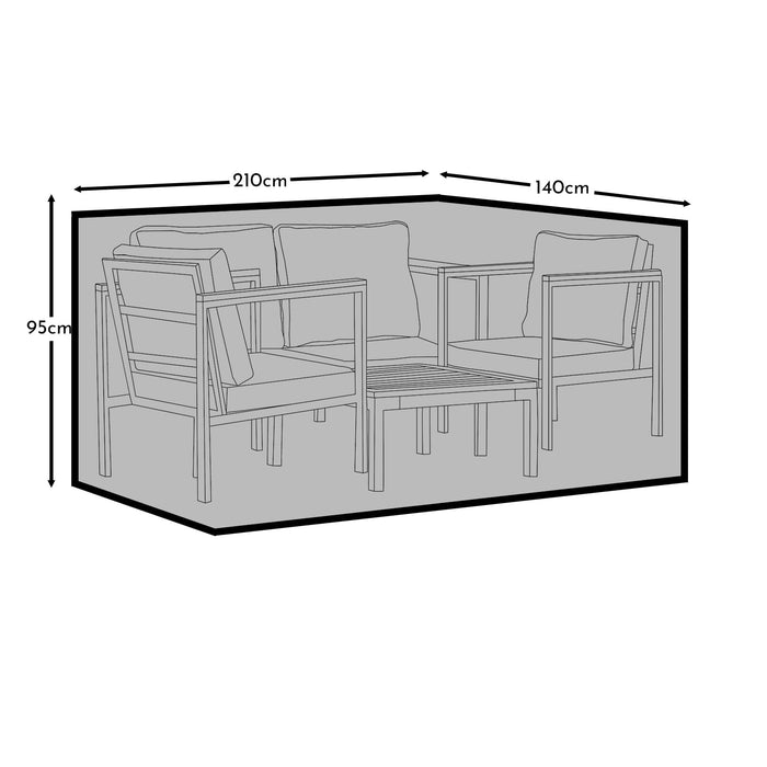 Small Conversation Set Garden Furniture Cover - Eaden - Halston - Cote - Aria - Harrelson  Indra  & Rowan Sets