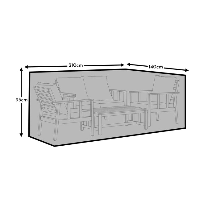 Small Conversation Set Garden Furniture Cover - Eaden - Halston - Cote - Aria - Harrelson  Indra  & Rowan Sets