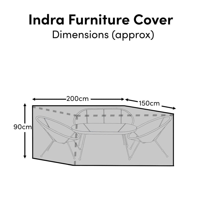 Small Rectangular Garden Furniture Cover - Lila - Ashby - Aspen - Marston - Oakley 6 Seater Sets