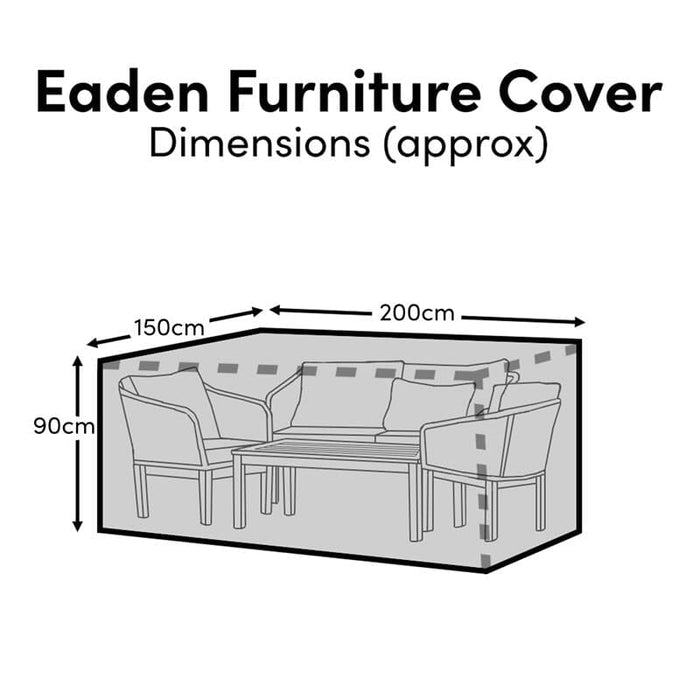 Small Rectangular Garden Furniture Cover - Lila - Ashby - Aspen - Marston - Oakley 6 Seater Sets