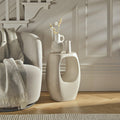 Sohan 32cm Side Table - Sand Concrete - Laura James