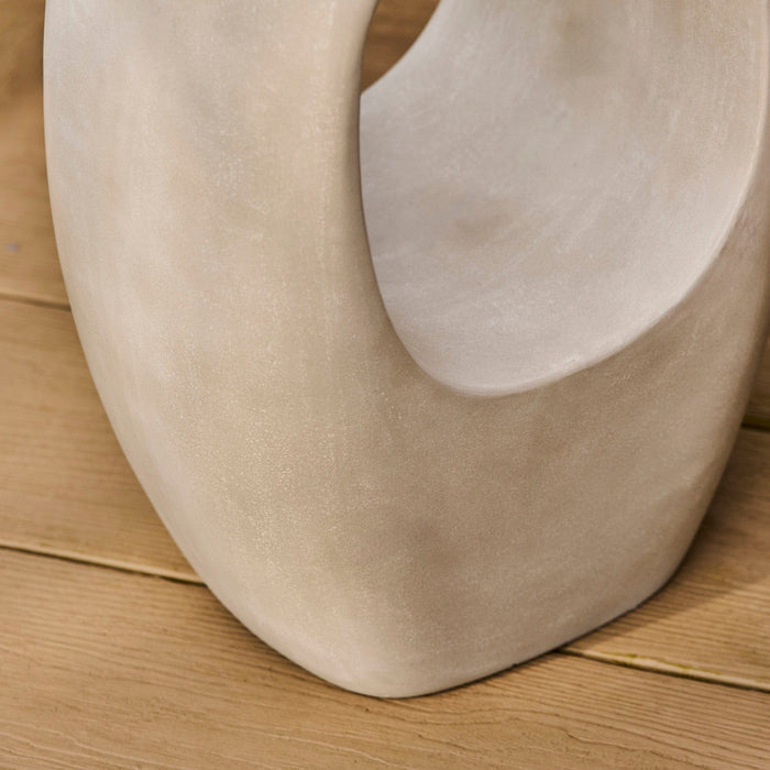 Sohan Concrete Garden Side Table - Sand