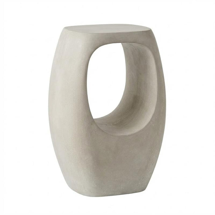 Sohan Concrete Garden Side Table - Sand