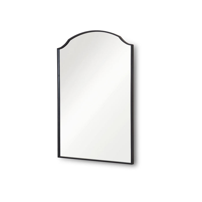 Soho 100x70cm Metal Mirror - Black - Laura James