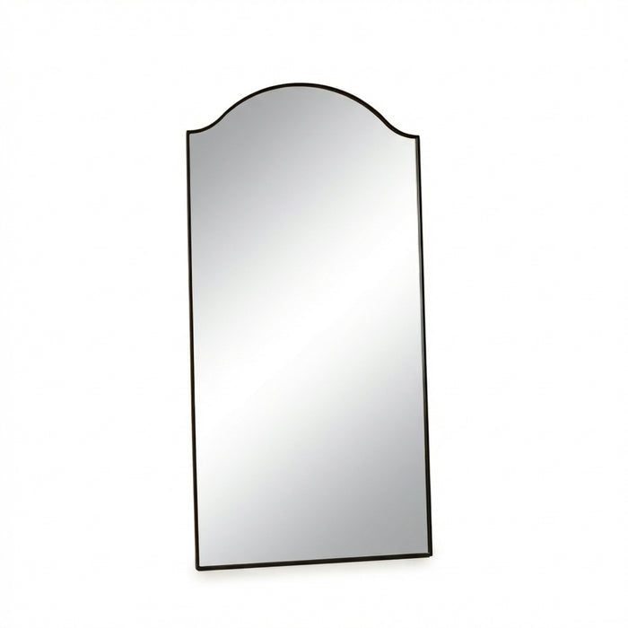 Soho 180x90cm Metal Mirror - Black - Laura James