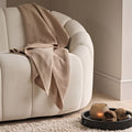 Soldon 200x220cm Cotton Throw - Driftwood - Laura James