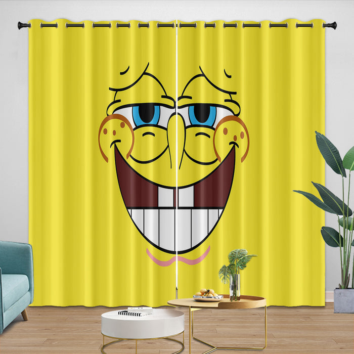 SpongeBob SquarePants Curtains Blackout Kids Room Window Drapes
