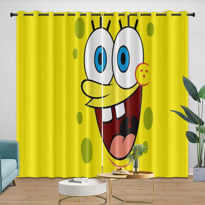 SpongeBob SquarePants Curtains Blackout Kids Room Window Drapes