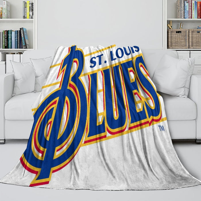 St. Louis Blues Blanket Flannel Throw Kids Room Decoration