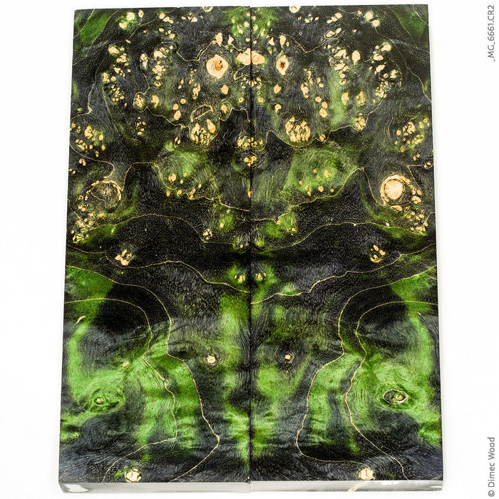 Stabilized box elder burl wood panels