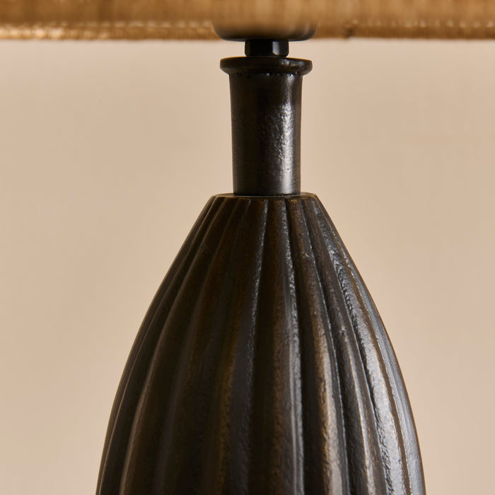 Stedham 52cm Metal Table Lamp Base - Black & Gold - Laura James