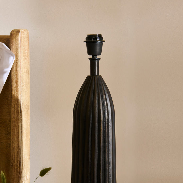 Stedham 52cm Metal Table Lamp Base - Black & Gold - Laura James