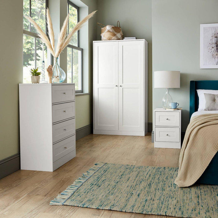 Stevie 4 Drawer Chest of Drawers white - Laura James